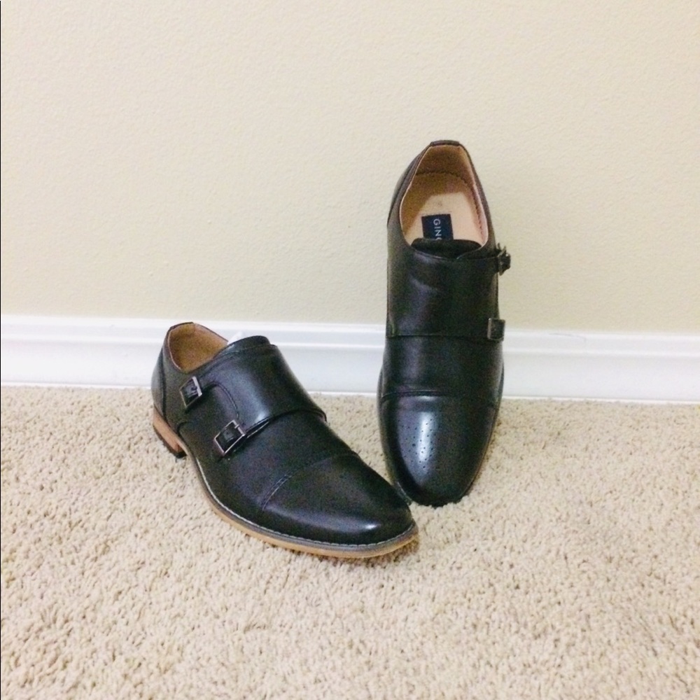 Black Monk Straps Size 8